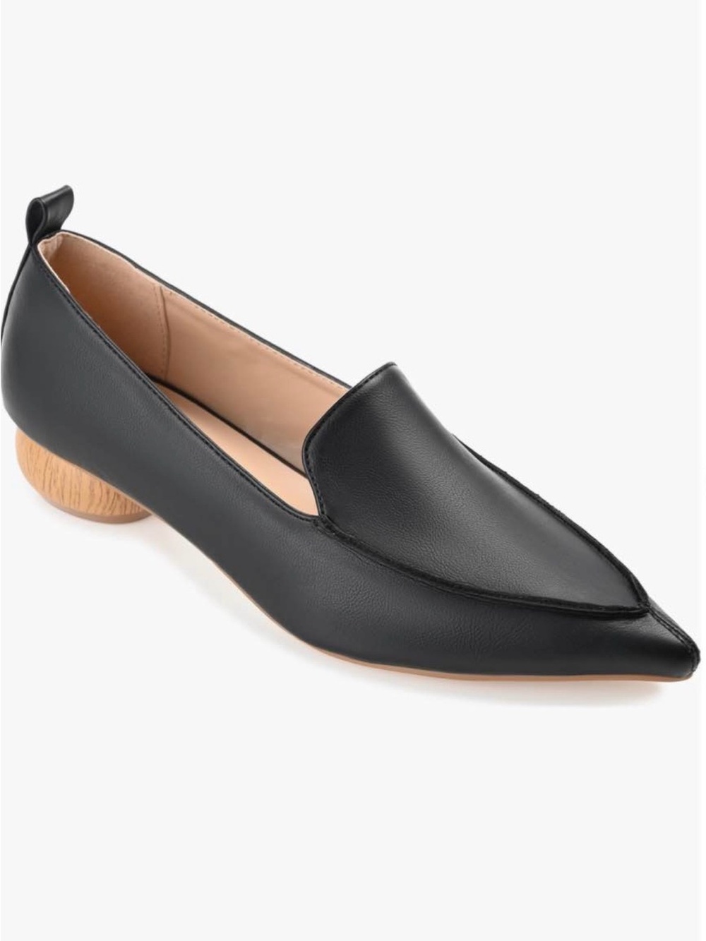 Women's Journee Collection Maggs Black Pointed Toe Loafer Flats